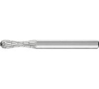 PFERD 22105536 Fraise sur tige Longueur 60 mm Dimension produit, Ø 6 mm Longueur de travail 20 mm Diamètre de tige 6 mm
