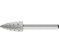 PFERD 22441536 Fraise sur tige ogive Longueur 65 mm Dimension produit, Ø 12 mm Longueur de travail 25 mm Diamètre de tige 6 mm