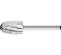 PFERD 22461816 Fraise sur tige goutte Longueur 65 mm Dimension produit, Ø 16 mm Longueur de travail 25 mm Diamètre de tige 6 mm