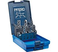 Pferd 26550 5 pièces Alu/NF Coupe en carbure de tungstène BUR Ensemble avec coque en plastique, 1/10,2 cm Tige