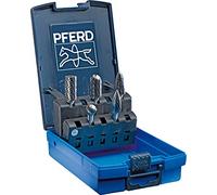 Pferd 26551 5 pièces résistant Coupe en carbure de tungstène BUR Ensemble avec coque en plastique, 1/10,2 cm Tige