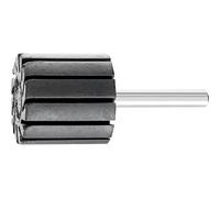 Pferd Support de manchon abrasif 42109000 cylindrique noir/argent 30 x 30 mm tige 6 mm
