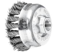 PFERD TOOLS Brosse à dents TBG tachtée Ø 65 mm M14 Ø fil d'acier 0,50 pour meuleuse d'angle POS TBG 65/M14 ST 0,50 43305001