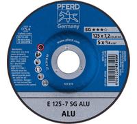 PFERD 62212622 Sg Alu Disque à ébarber à moyeu déporté Diamètre 125 mm Ø de perçage 22.23 mm 10 pc(s)