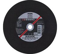 PFERD 64531 Lot de 10 roulettes HD pour scie à tronçonneuse en acier, dureté de grade L, oxyde d'aluminium A, 35,6 cm de diamètre x 7/64" d'épaisseur, alésage de 2,5 cm, 4,400 tr/min