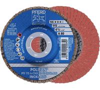PFERD 67658115 PFF 115 A-COOL 80 SG INOX+ALU Disque segmenté Diamètre 115 mm Ø de perçage 22.23 mm aluminium, Métaux non ferreux
