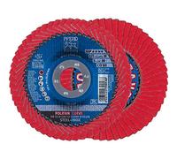 PFERD 67689056 Lot de 10 disques à lamelles POLIFAN PFR 125-M CO 60 SGP CURVE STEELOX