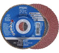 PFERD 67708115 PFC 115 A 80 SG STEELOX Disque segmenté Diamètre 115 mm Ø de perçage 22.23 mm acier inoxydable, acier 10 pc(s)