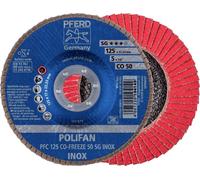 PFERD 67712550 PFC 125 CO-FREEZE 50 SG INOX Disque segmenté Diamètre 125 mm Ø de perçage 22.23 mm Alliage à base de nickel