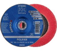 PFERD 67718036 PFC 180 CO-FREEZE 36 SG INOX Disque segmenté Diamètre 180 mm Ø de perçage 22.23 mm Alliage à base de nickel