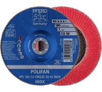 PFERD 67718050 PFC 180 CO-FREEZE 50 SG INOX Disque segmenté Diamètre 180 mm Ø de perçage 22.23 mm Alliage à base de nickel