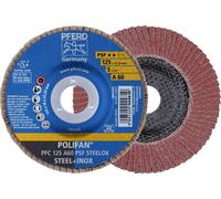 PFERD 67746125 PFC 125 A 60 PSF STEELOX Disque segmenté Diamètre 125 mm Ø de perçage 22.23 mm acier inoxydable, acier 10 pc(s)