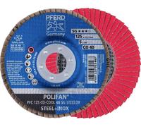 PFERD 67760425 PFC 125 CO-COOL 40 SG STEELOX Disque segmenté Diamètre 125 mm Ø de perçage 22.23 mm Alliage d'aluminium, Alliage à