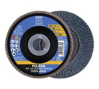 PFERD Disque abrasif éventail Z120PSF – droit 125 mm K120 – Quantité 1
