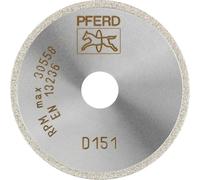 PFERD 68405025 D1A1R 50-1,4-10 D 151 GAD Disque à tronçonner diamanté Diamètre 50 mm Ø de perçage 10 mm Duroplast, Verre, Carbure