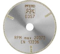 PFERD 68407103 D1A1R 75-2-10 D 357 GAG Disque à tronçonner diamanté Diamètre 75 mm Ø de perçage 10 mm Duroplast, Céramique