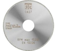 PFERD 68410237 D1A1R 100-2-22,23 D 427 GAD Disque à tronçonner diamanté Diamètre 100 mm Ø de perçage 22.23 mm Duroplast