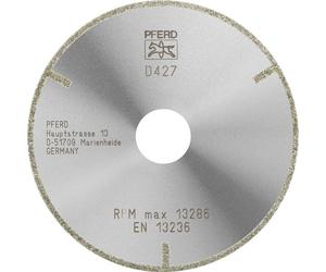 PFERD 68411238 D1A1R 115-2-22,23 D 427 GAG Disque à tronçonner diamanté Diamètre 115 mm Ø de perçage 22.23 mm Duroplast