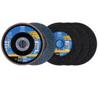 PFERD 69198298 Disque à surfacer à lamelles Diamètre 125 mm Ø de perçage 22.23 mm acier inoxydable, acier 1 set