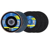 PFERD 69198299 Disque à surfacer à lamelles Diamètre 125 mm Ø de perçage 22.23 mm acier, amadou 1 set