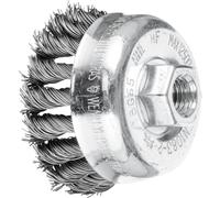 Pferd Brosse boisseau torsadée TBG Ø 65 mm M14 acier-fil-Ø 0,50mm Meuleuse d'angle