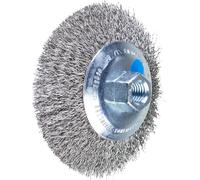 PFERD Brosse conique sans zoom KBU Ø 115 x 10 mm M14 acier inoxydable Ø 0,35 pour meuleuse d'angle 43316023 1 pc(s)