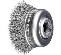 PFERD Brosse de cuisine Ø 60 mm, non torsadée, fil d'acier 0,30 mm, raccord X-LOCK, 43468922 - pour un changement d'outil rapide et confortable