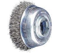 PFERD Brosse de cuisine Ø 75 mm, non tressée, fil d'acier 0,30 mm, support X-LOCK, 43469006 - pour un changement d'outil rapide et confortable