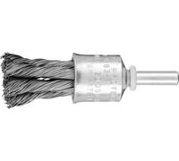 PFERD Brosse pour pinceau À DENTS POS piquée PBG Ø 19 mm Ø tige 6 mm Ø fil acier 0,35 43706001 10 pc(s)