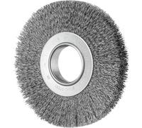 PFERD Brosse ronde POS large non agrandie RBU Ø 180 x 25 mm alésage variable Ø fil d'acier 0,30 pour support de ponçage