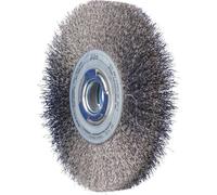 Pferd - Brosse Ronde Pos Large Non Agrandie Rbu 200 X 25 Mm Alésage Variable Fil D'Acier 0,30 Pour Support De Ponçage