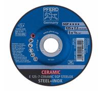 PFERD Disque à ébarber CERAMIC SGP STEELOX D125xS7mm ( 4000843237 )