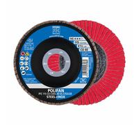 PFERD Disque à lamelles POLIFAN CO-COOL SG STEELOX D. 125 mm granulation 40 conique ( 4000842614 )