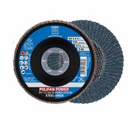 PFERD Disque à lamelles POLIFAN® Z SG POWER STEELOX D. 125 mm granul. Z-40 plat INOX c Quantité:10