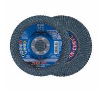 PFERD Disque à lamelles POLIFAN Z SGP CURVE STEELOX D. 125 mm granulation 40 conique ( 4000842896 )