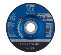 PFERD Disque abrasif PFERD E 125-4,1 SG STEEL Quantité:10
