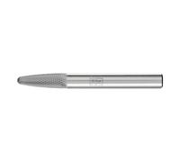 PFERD TOOLS 21157205 Fraise sur tige Carbure de tungstène arc en plein cintre Longueur 55 mm Dimension produit, Ø 6 mm Longueur de travail 18 mm Diamètre de