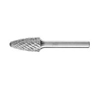 PFERD TOOLS 21001032 Fraise sur tige Carbure de tungstène arc en plein cintre Longueur 65 mm Dimension produit, Ø 12 mm Longueur
