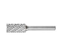 PFERD Fraise HM, forme cylindrique ZYAS avec denture frontale, denture universelle, diamètre de la tige 12 mm, diamètre de la tige 6 mm, longueur 65 mm, 21001003 - pour une utilisation polyvalente sur