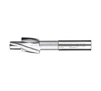 PFERD Fraise plate HSS avec tourillon de guidage | Ø 20,0 mm, tige ø 12,5 mm, DIN 373 | 25203120 - pour trous filetés