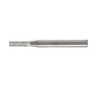 PFERD Fraise sur tige forme A ZYAS D. 4 mm L. tête 13 mm D. tige 6 mm carbure engrènem Quantité:1
