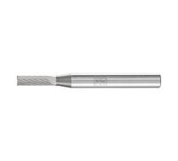 PFERD Fraise sur tige forme A ZYAS D. 4 mm L. tête 13 mm D. tige 6 mm carbure engrènem Quantité:1