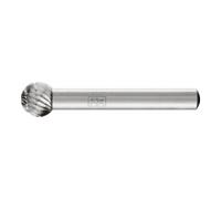 PFERD Fraise sur tige forme F KUD D. 10 mm L. tête 9 mm D. tige 6 mm HSS engrènement 3 Quantité:1