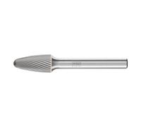 PFERD Fraise sur tige forme H RBF D. 10 mm L. tête 20 mm D. tige 6 mm carbure engrènem Quantité:1