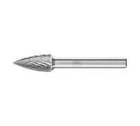 PFERD Fraise sur tige forme K SPG D. 10 mm L. tête 20 mm D. tige 6 mm carbure engrènem Quantité:1