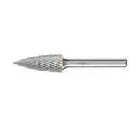 PFERD Fraise sur tige forme K SPG D. 12 mm L. tête 30 mm D. tige 6 mm carbure engrènem Quantité:1