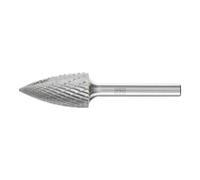 PFERD Fraise sur tige forme K SPG D. 16 mm L. tête 30 mm D. tige 6 mm carbure engrènem Quantité:1