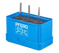 PFERD TOOLS 21901504 Set de fraises sur tige Carbure de tungstène Diamètre de tige 3 mm