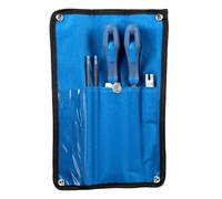 PFERD Jeu de limes d'affûtage CS-SLS-4,8 dans un sac enroulable | Diamètre 4,8 mm | 3/16" pour le pas de chaîne .325" | 11099148 - pour l'affûtage confortable et sans effort des chaînes de