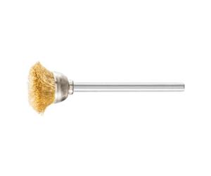 PFERD Mini brosse boisseau TBU D18xl3xL6mm fil en laiton D. de la tige 3 mm PFERD Quantité:10